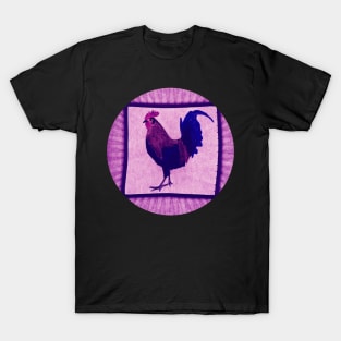 Little Red Rooster Purple T-Shirt